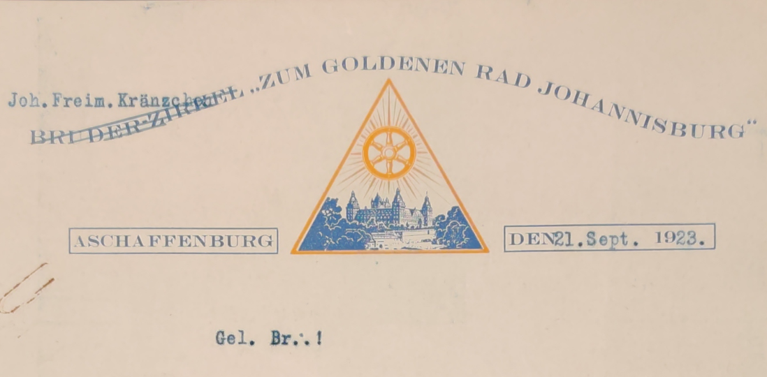 Geschichte der Freimaurerei in Aschaffenburg